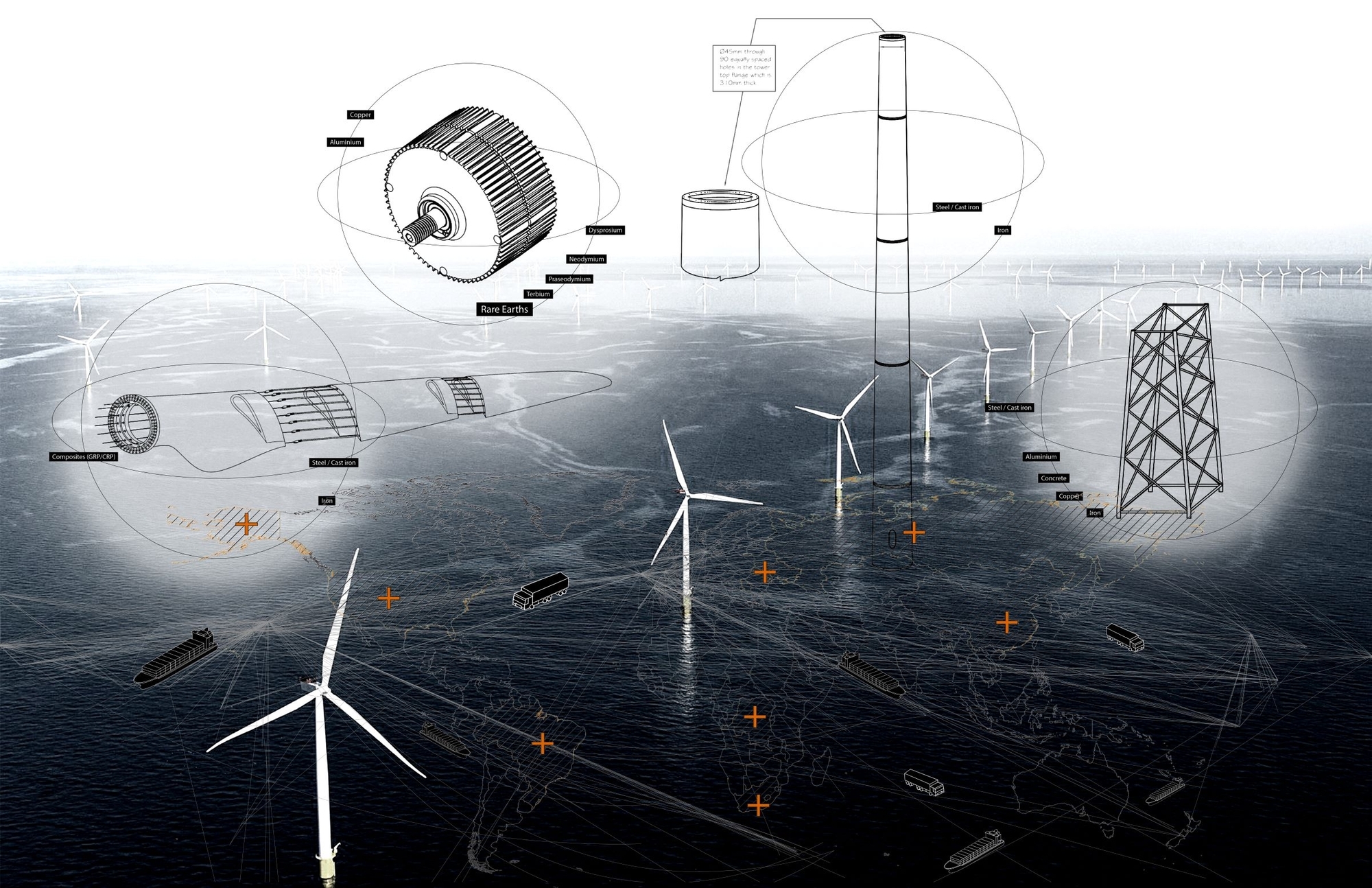 Image showing wind turbine supply chain