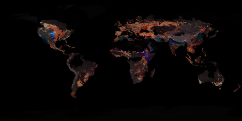 Map of global agriculture